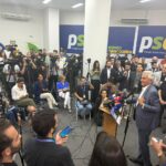 Daniel Vilela assume o Governo de Goiás; Caiado oficializa renúncia e é lançado pré-candidato à Presidência pelo PSD Daniel Vilela assume o Governo de Goiás; Caiado oficializa renúncia e é lançado pré-candidato à Presidência pelo PSD