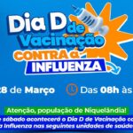 Dia D de vacinação contra a Influenza mobiliza Niquelândia Dia D de vacinação contra a Influenza mobiliza Niquelândia