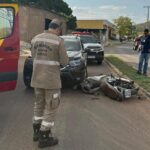 Motociclista embriagado bate contra viatura da Polícia Civil durante diligência em Niquelândia Motociclista embriagado bate contra viatura da Polícia Civil durante diligência em Niquelândia