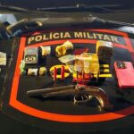 Homem é preso com arma artesanal, drogas e munições durante abordagem da CPE em Niquelândia Homem é preso com arma artesanal, drogas e munições durante abordagem da CPE em Niquelândia